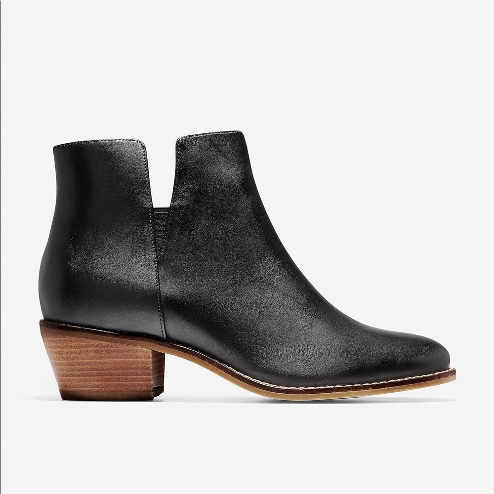 Cole Haan black booties size 9